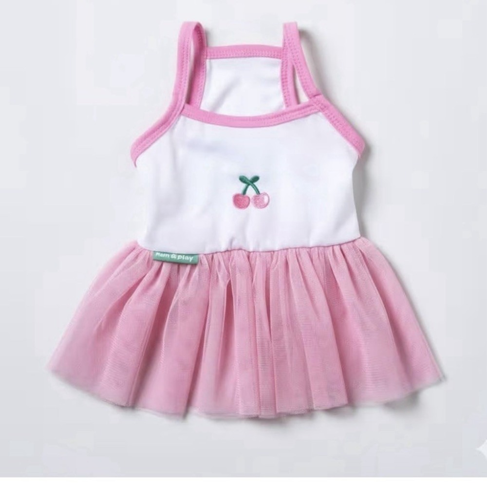 Pet Dog Cat Slip Dress Summer Cute Puppies Outwear Size Medium
